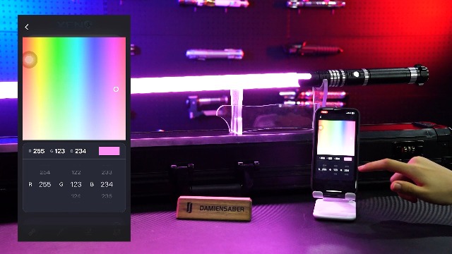 Amazon.com: DAMIENSABER Upgrade RGB3.0 Smooth Swing Light Saber